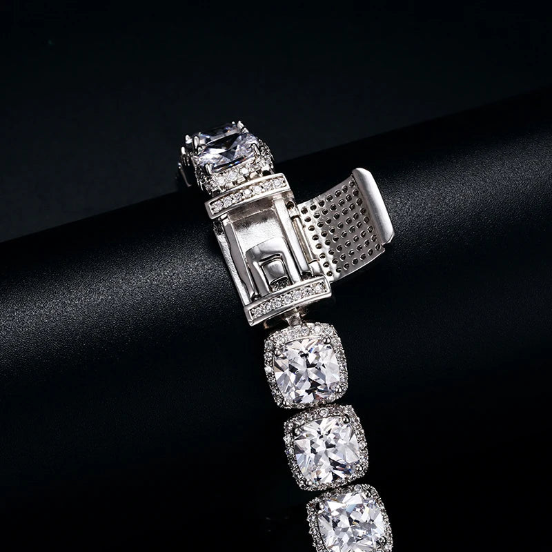 Big Crystal Tennis Bracelet S925 CZ